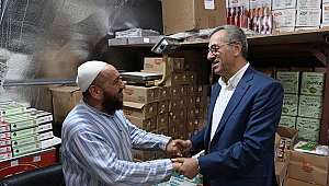 Başkan Güngör, Toptancı Gıda Esnafını Ziyaret Etti