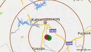 Kahramanmaraş'ta 4 Büyüklüğünde Deprem