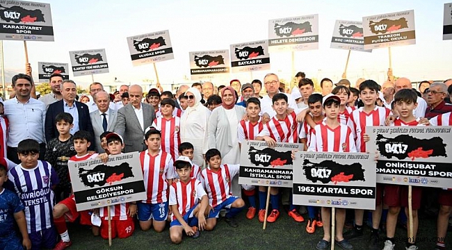 Kahramanmaraş'ta 'Çocuklar Sporla İyileşir’ Futbol Turnuvası Başladı