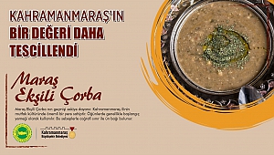 Maraş Ekşili Çorba’dan Tatlı Haber…