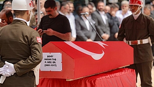 Şehit Piyade Sözleşmeli Er Hasan Taş son yolculuğuna uğurlandı