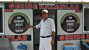 Depremde Kaybettiği Eşi, Kızı ve Mahallelileri Anısına Bu Konteyneri Açtı
