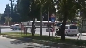 Kahramanmaraş’ta 2 Kişinin Yaralandığı Kaza Anı Kamerada