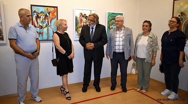Amazon Kadınlar Resim Sergisisanko Sanat Galerisi’nde
