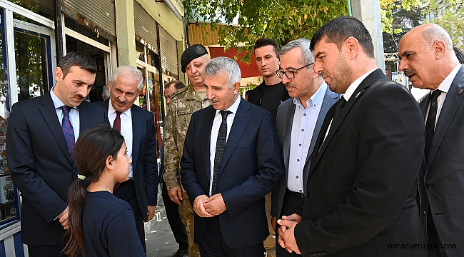 Başkan Güngör ve Vali Ünlüer, Andırın’da Ziyaret ve İncelemelerde Bulundu