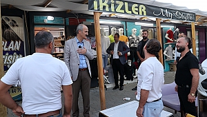 Başkan Okay, Trabzon Caddesi Esnafını Ziyaret Etti