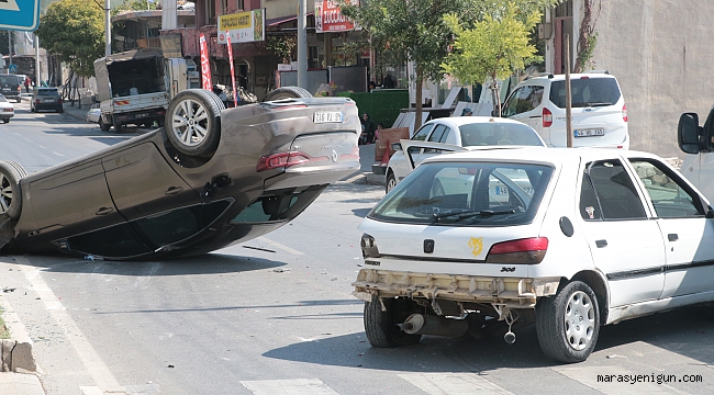 Kahramanmaraş'ta Trafik Kazası Güvenlik Kamerasında