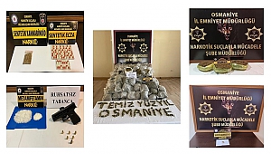 Osmaniye’de Uyuşturucu Operasyonları: 18 Kişi Gözaltına Alındı