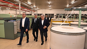 Başkan Güngör ve Vali Ünlüer, İSKUR Tekstil Fabrikasını Ziyaret Etti