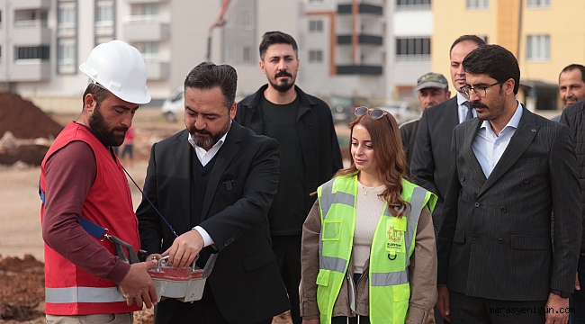 Elbistan Belediyesi’nin Ücretsiz Sosyal Konut Projesinin Temeli Atıldı