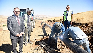 Göksun Doğalgaz Boru Hattı Çalışması Başladı