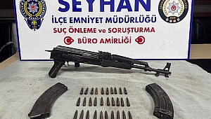 Kadının Pazar Arabasından Uzun Namlulu Silah Çıktı