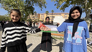 Öğrencilerden Gazze İçin Anlamlı Etkinlik