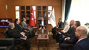 Başkan Güngör, Kuveyt Arap Ekonomik Kalkınma Fonu Heyetini Ağırladı
