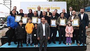 Çamlık Mahallesinin 40 Yıllık Tapu Sorunu Çözüldü