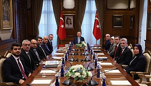 Kahramanmaraş Heyetinden Cumhurbaşkanı Erdoğan’a Ziyaret
