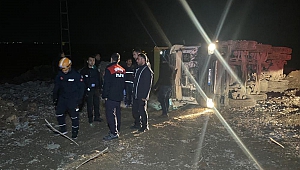 Moloz Boşaltırken Devrilen Kamyonunun Sürücüsü Hayatını Kaybetti