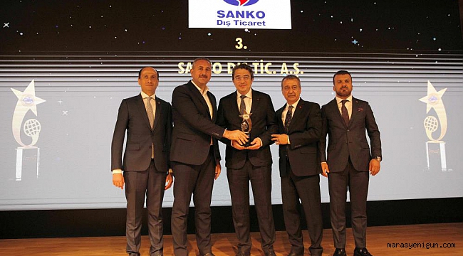 SANKO Dış Ticaret Aş. ve SANKO Tekstil’e ihracatın yıldızı ödülü