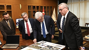 Başkan Güngör, Azerbaycan Diaspora Bakan Yardımcısı Hacıyev’i Misafir Etti