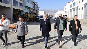 Başkan Okay, Yeni Sanayi Alanında Devam Eden Alt Yapı Çalışmalarını İnceledi