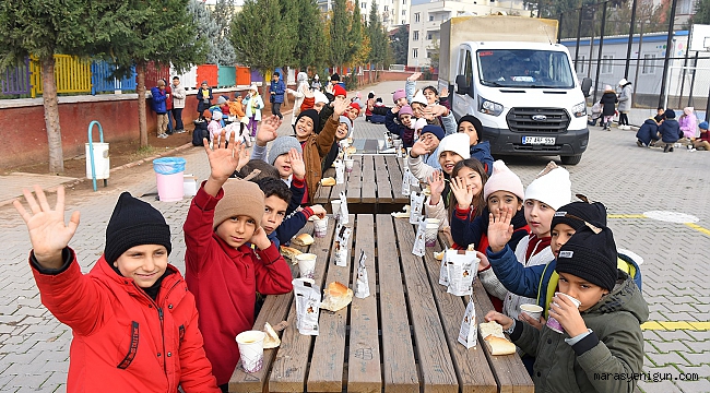Dulkadiroğlundan Öğrencilere Çorba İkramı