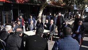 Güngör ve Ünlüer, Esnaf Ziyaretlerini Sürdürüyor