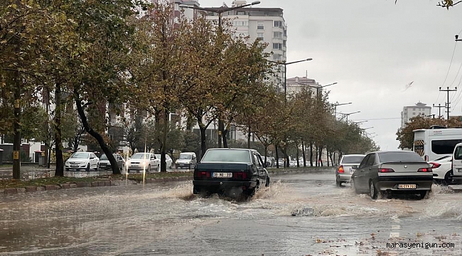 Kahramanmaraş’ta Şiddetli Yağış Su Taşkınlarına Neden Oldu