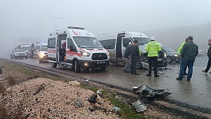 Yolcu Minibüsü Vince Çarptı: 9 Yaralı