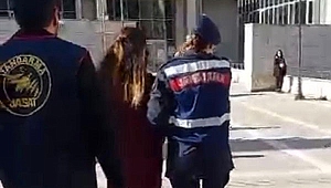 41 ayrı suç kaydı bulunan kadın jandarma ekipleri tarafından yakalandı