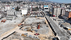 Şehir Merkezinde Kentsel Tasarım Projesi İnşası Hızla Devam Ediyor