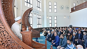 EXPO 2023 Sergi Alanı’na inşa edilen Ali Mahçiçek Camii dualarla ibadete açıldı