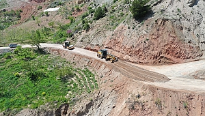 Dulkadiroğlu’ndan Bulanık Mahallesinde Stabilize Yol Çalışması