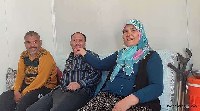Kahramanmaraş'ta fedakar anne, kendini kas hastası çocuklarına adadı