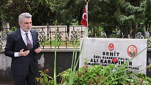 Şehitler ve Deprem Şehitleri Kabirleri Başında Dualarla Anıldı