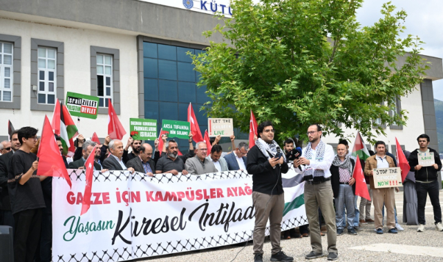 KSÜ’lü Öğrencilerin Filistin Halkına Olan Desteği Devam Ediyor