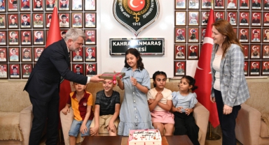 Başkan Görgel’den Şehit Kızına Doğum Günü Sürprizi