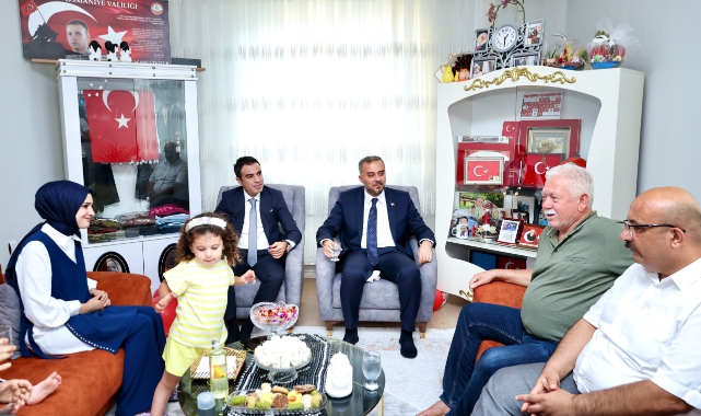 Başkan Toptaş'tan Şehit Ahmet Yılmaz'ın Kızı Elçin Naz'a Doğum Günü Sürprizi