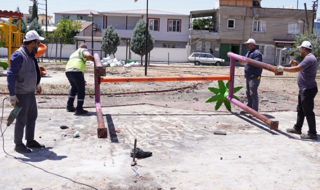 Dulkadiroğlu'nda Parklar Yenileniyor