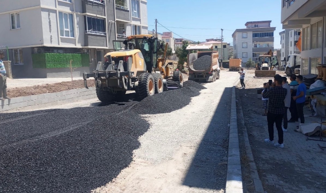 Dulkadiroğlu’ndan Aslanbey Mahallesi’nde Asfalt Çalışması