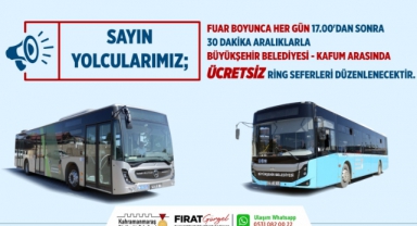 Büyükşehir’den Fuara Ücretsiz Ring Seferi!