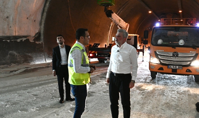 Başkan Görgel, Aşık Mahzuni Şerif Tünellerindeki Çalışmaları İnceledi