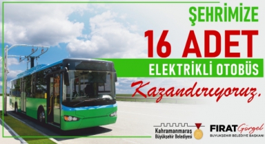 Büyükşehir, 16 Elektrikli Otobüs Alıyor