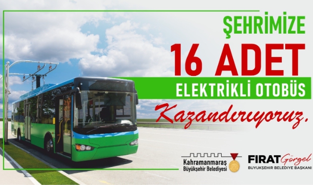 Büyükşehir, 16 Elektrikli Otobüs Alıyor