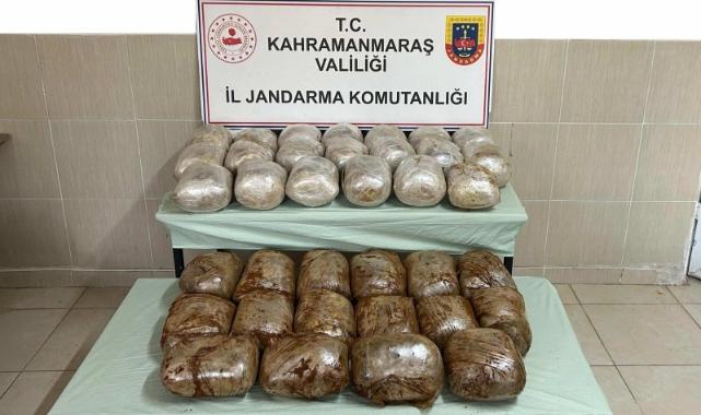 Kahramanmaraş'ta 48 Kilo Uyuşturucu Ele Geçirildi