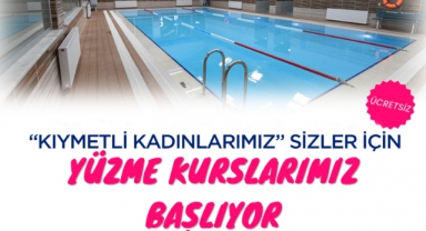 Onikişubat Belediyesi’nden Kadınlara Yönelik Ücretsiz Yüzme Kursu