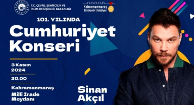 Sinan Akçıl, Cumhuriyet Konserinde Sahne Alacak