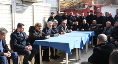 Başkan Görgel ve Vali Ünlüer, Derepazarı Esnafları ile Buluştu