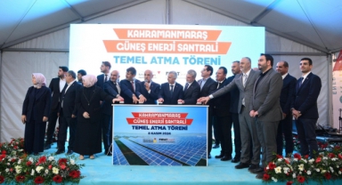 Kahramanmaraş Güneş Enerji Santrali’nin Temeli Atıldı