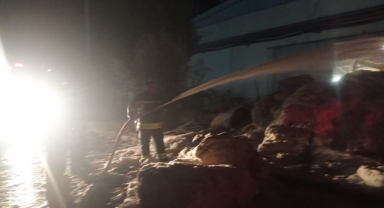 Kahramanmaraş’ta Fabrika Yangını Söndürüldü