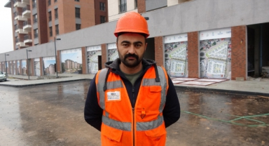 Ebrar Sitesi Zorlu Kış Şartlarına Rağmen Yerinde Dönüşüyor